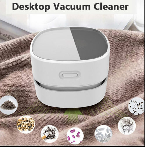 Mini Portable Rechargeable Desk Vacuum Cleaner for Keyboard and Desktop